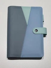 Budget Planner Gray and Blue A5