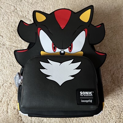 Loungefly Sonic The Hedgehog Shadow Mini Backpack GameStop Exclusive New