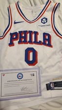 Tyrese Maxey 2023-24 Philadelphia 76ers Sixers Game Worn Jersey 32 Points !