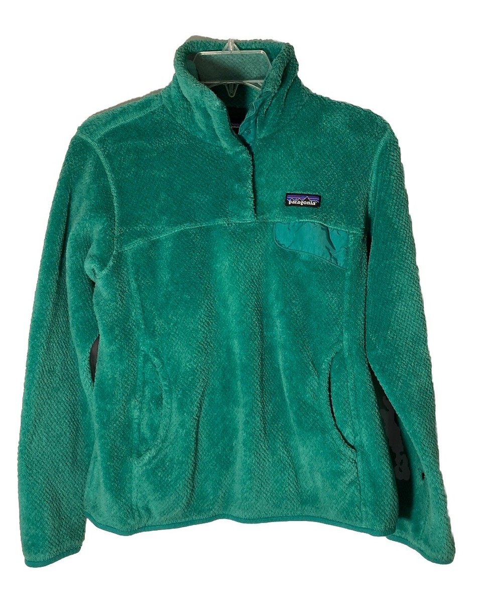 PATAGONIA Re-Tool Snap T Fleece Pullover Jacket-Women Size S-Jade