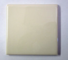 1 Bullnose Wall Tile AO American Olean USA 4-1/4" Gloss Pale Custard Yellow Vtg
