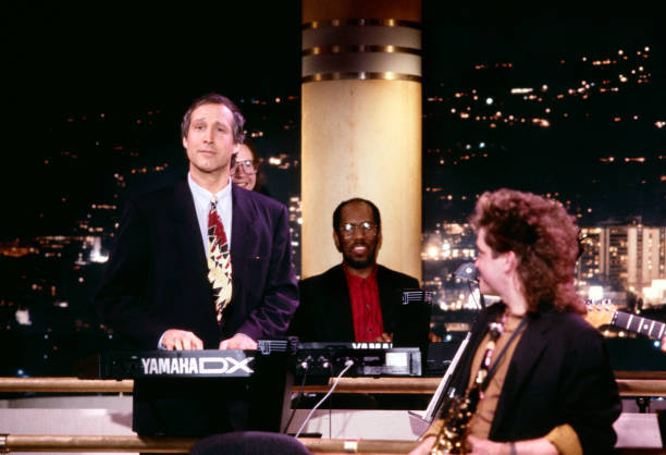 Chevy Chase in The Pat Sajak Show 1989 Television Old Photo | eBay