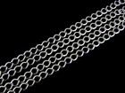 2 Metres Silver Plated Strong Curb Link Chain Jewellery Beads 9mm x 7mm G6