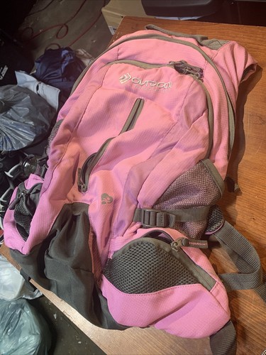 Outdoor Products Backpack Multiple Pockets Hiking Climbing Outdoors Pink - Picture 3 of 12