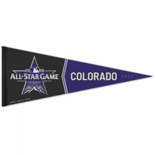 MLB Baseball All-Star Game 2021 Colorado Premium Felt Commemorative PENNANT