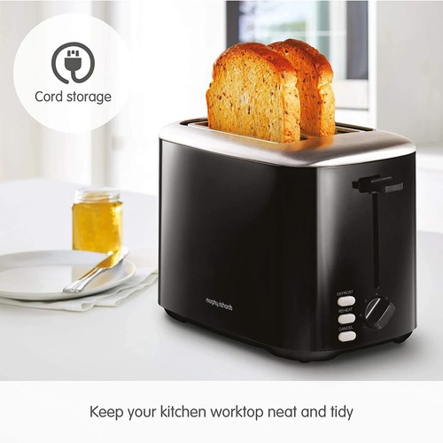 Morphy Richards 222064 Equip 2 Slice Toaster Black - Picture 2 of 3