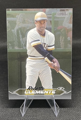 Roberto Clemente - 2024 Stadium Club #239 Black Foil Pittsburgh Pirates