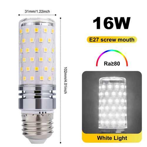 LED Corn Bulb E27 E14 B22 E12 B15 E17 12/16W 2835 60/80SMD Globe Lamp Spot Light - Picture 51 of 63