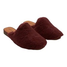 Brand New NIB Lucky Brand Women's Colliey Mules in adorra wool faux sherling 6.5