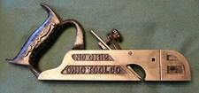 PRE 1920 OHIO TOOL CO NO 0182 IMPROVED RABBET PLANE  8 1/4 IN BASE IRON STOCK
