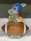 Vintage Jim Beam Democrat Donkey Football Decanter 1972 Empty