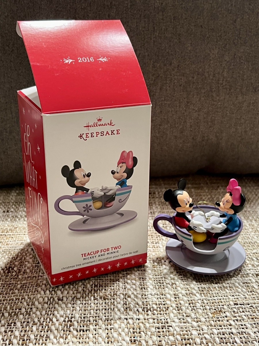 Hallmark Keepsake Ornament Disney “Teacup For Two” Mickey and