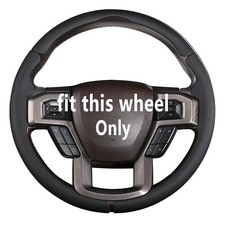 Steering Wheel Cover For Ford F150 2015-2020 F250 2017-2022 F350 2017-2022... Steering Wheel Cover For Ford F150 2015-2020 F250 2017-2022 F350 2017-2022...