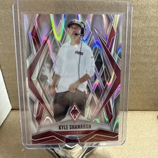 🔥2025 Panini Phoenix - Kyle Shanahan - #120 SILVER SEISMIC HOLO🔥