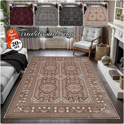 Traditioneller Teppich für Schlafzimmer Wohnbereich Flur Läufer Küchenteppich Türmatte