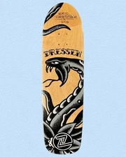 RARE SIGNED Eric Dressen 2015 Master Crafted Snake 8.6 Z-Flex Skateboard Deck