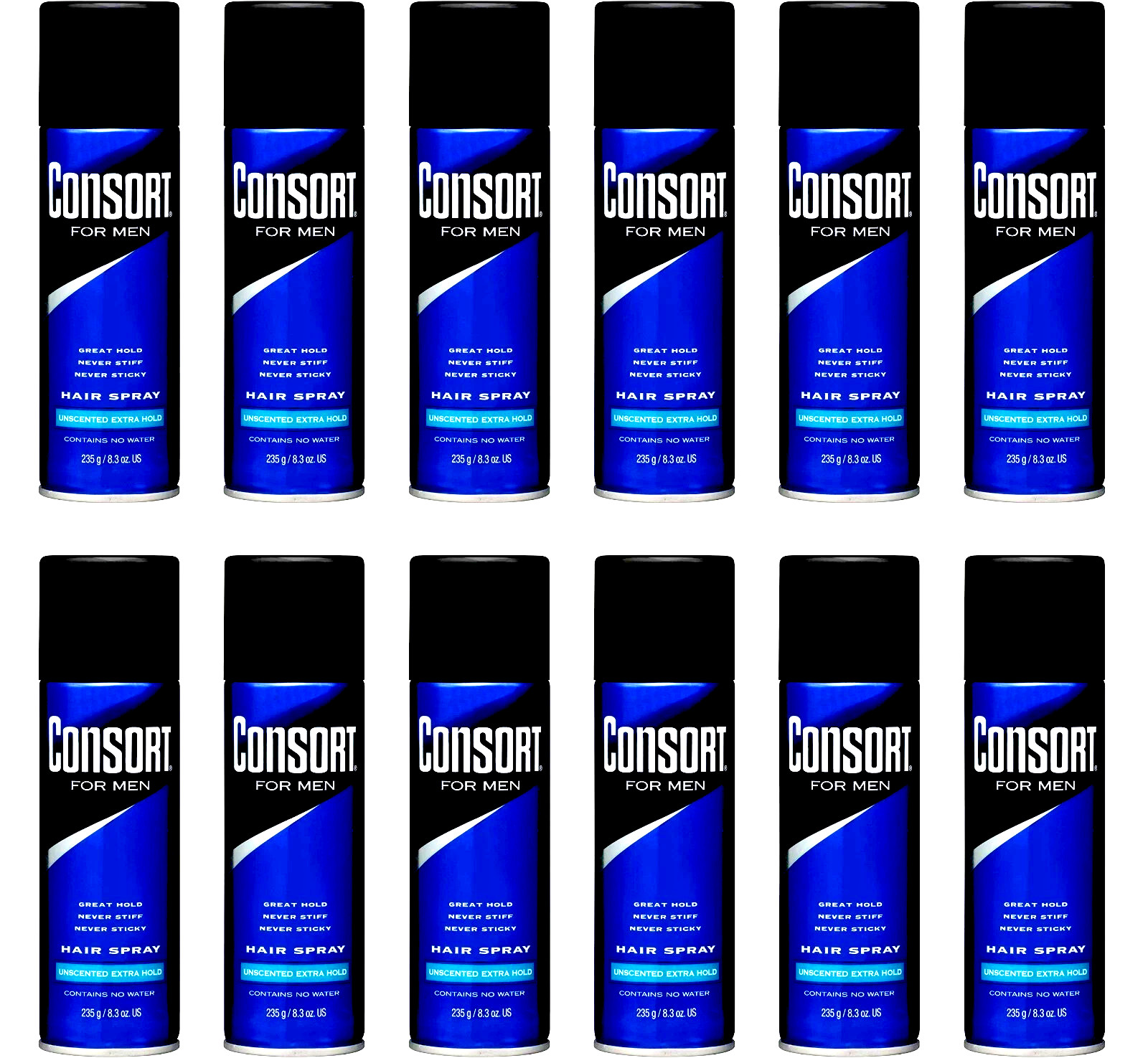 Aerosol Unscented Extra Hold 8.30 Oz (pack Of 12)