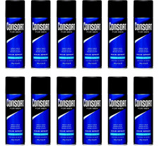 Consort For Men Hair Spray Aerosol Unscented Extra Hold 8.30 oz Pack of 12 