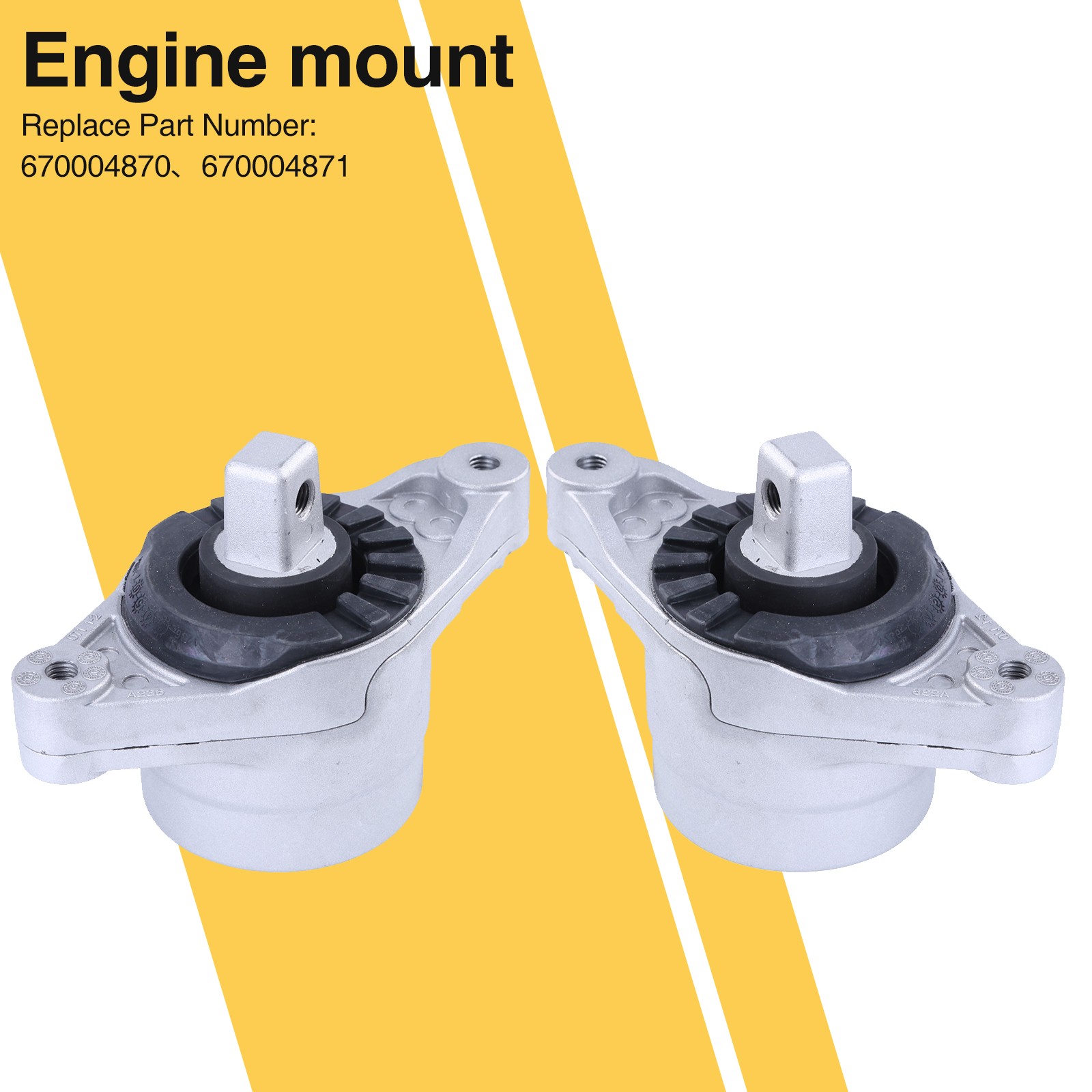 Maserati Ghibli Diesel 2014-2024 Engine mounts 2 pcs