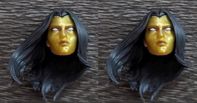 2x Marvel Legends Madame Masque HEAD Custom Fodder (Crossbones 2 Figure Pack)