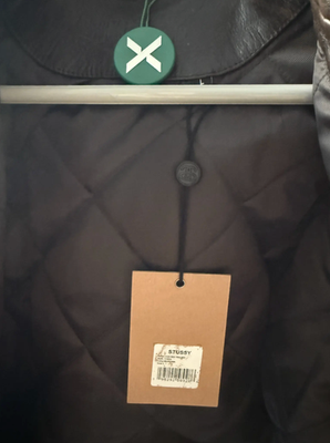 Stussy Trucker Leather Jacket | eBay