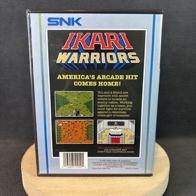 Nintendo NES - Ikari Warriors - Game, Manual, & Case - Tested