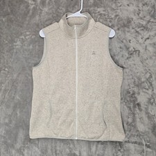 Brooks Brothers Women L Fleece Vest Full Zip ...