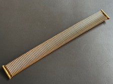 Rowi L316 Fixoflex S Bracelet De Montre En Acier Inoxydable Doré 20 Mm