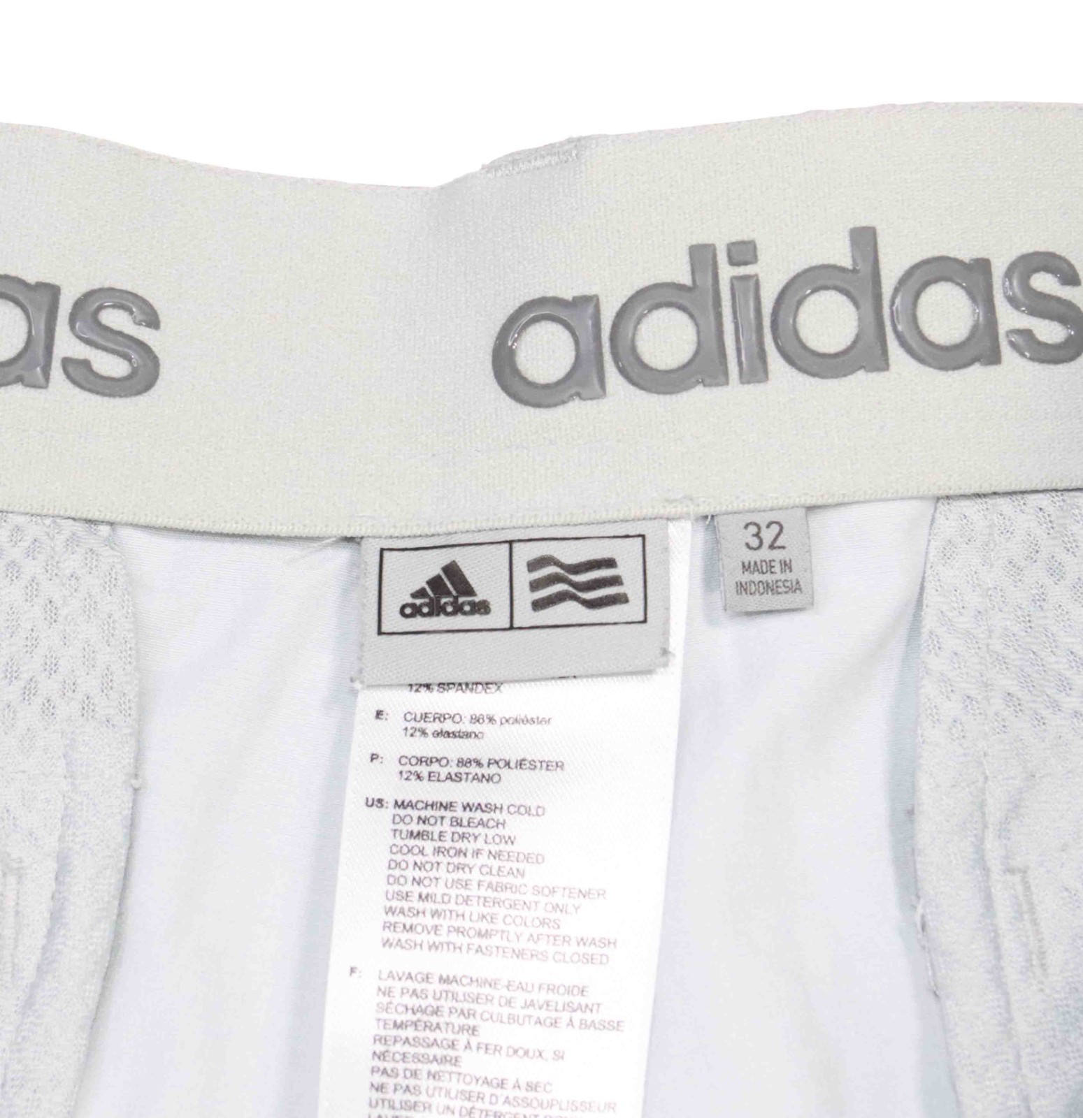 Adidas Gray Heather Performance Stretch Golf  Sho… - image 6