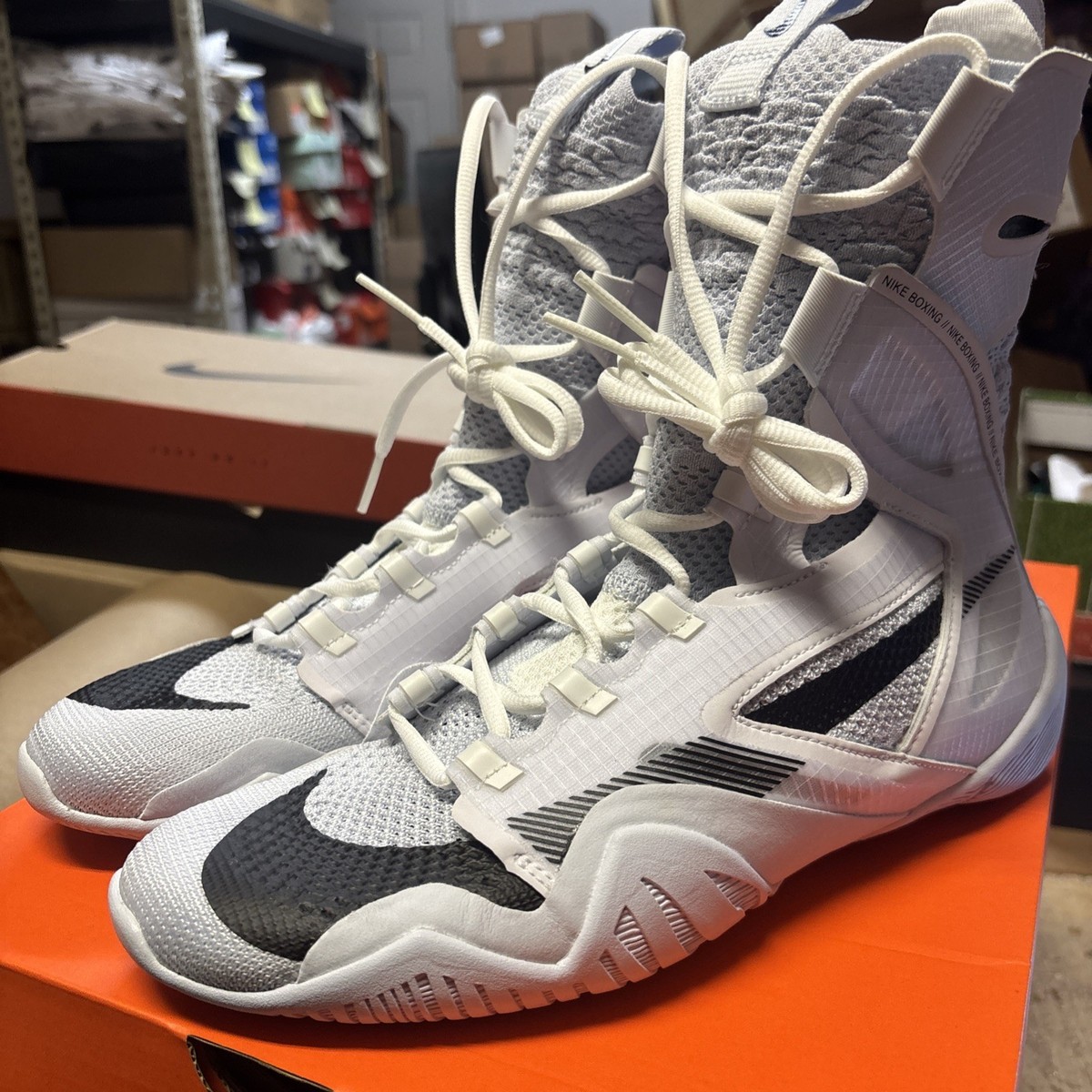 Size 10 - Nike HyperKO 2 White Black for sale online | eBay
