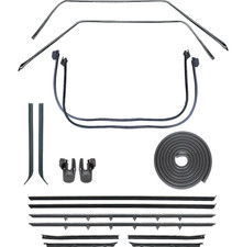 Oer Deluxe Interior Weatherstrip Kit For 1968-1969 Firebird And Camaro Coupe Oer Deluxe Interior Weatherstrip Kit For 1968-1969 Firebird And Camaro Coupe
