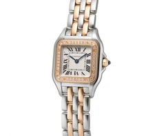 Cartier Panthere 22mm Small Steel and 18k RG Diamond Bezel W3PN0009 - 2025