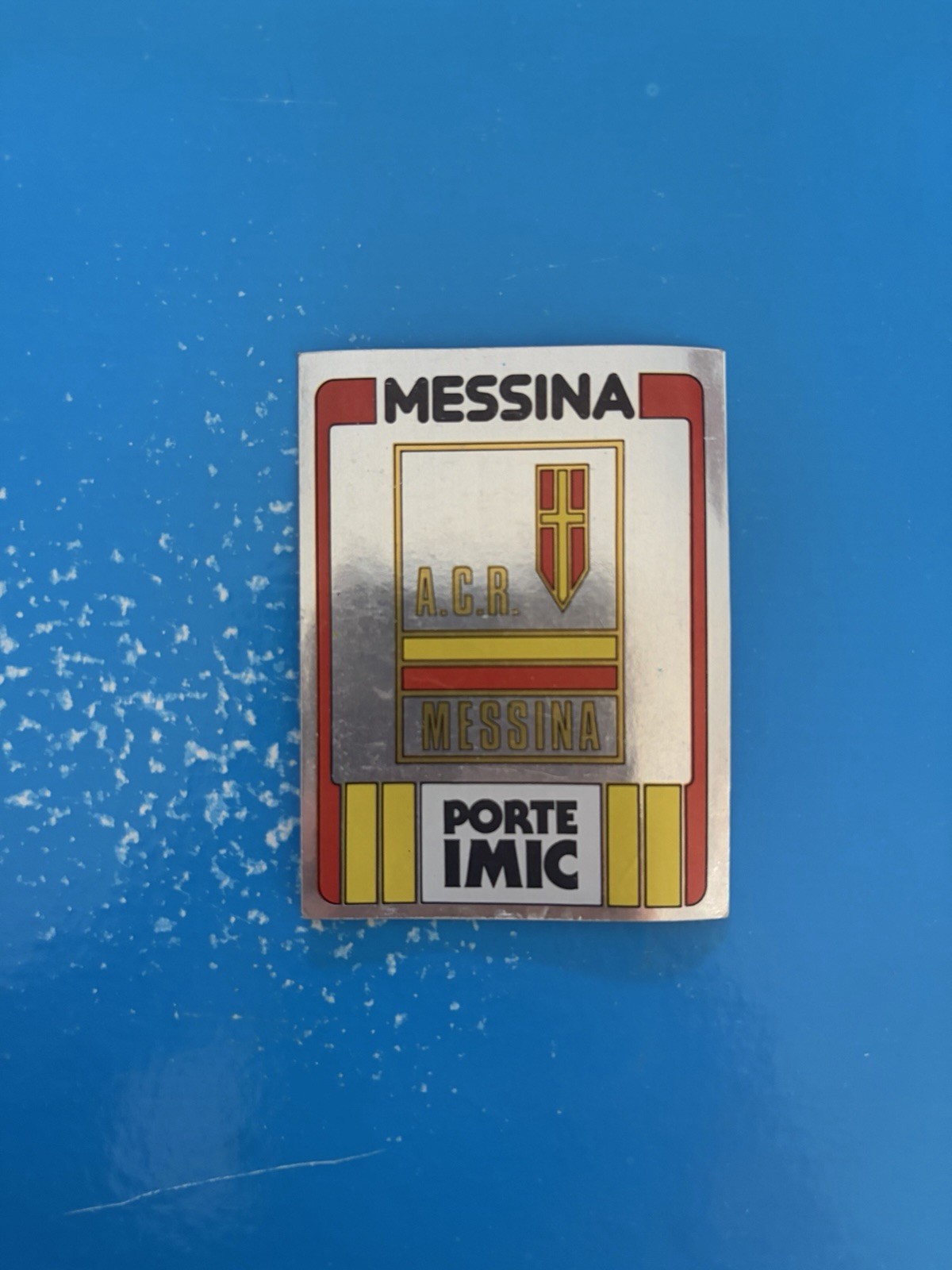 Calciatori Panini 1986/87 Figurina Recuperata N 429 Scudetto Badge Messina