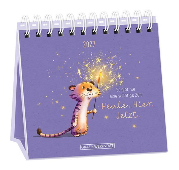 Tischkalender 2027 Heute. Hier. Jetzt. Tischkalender-image