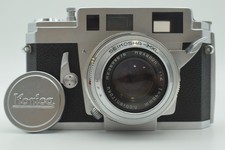 Konica IIIA Rangefinder Film Camera Hexanon 48mm f2 Lens Tested Clean Optics