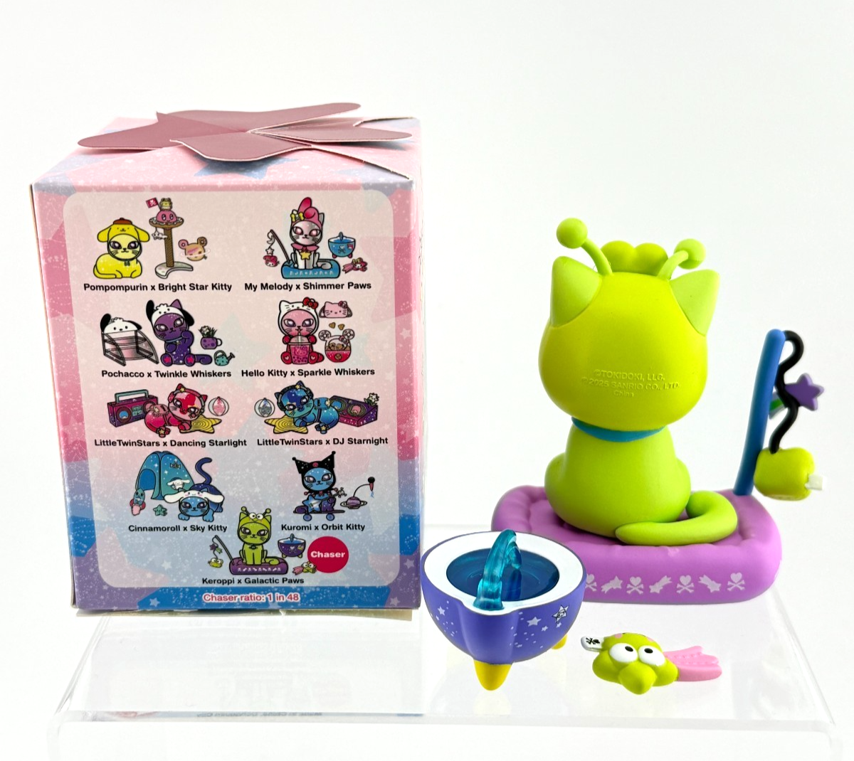 tokidoki x Hello Kitty & Friends Galactic Cats CHASE Keroppi x