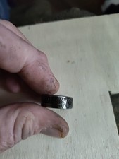 Genuine Handcrafted 1973 Half Dollar Coin Ring, Size 10.5 ..