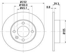 Disque de frein Skoda 120