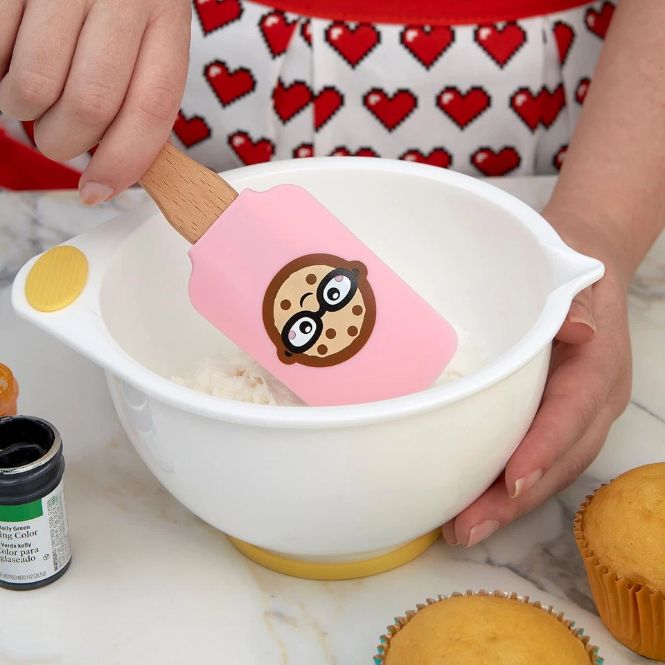 Juego de espátulas de silicona Wilton Rosanna Pansino Nerdy Nummies 2 unidades resistente al calor Foto 2 de 4