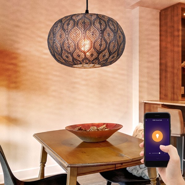 Esstischleuchte Pendelleuchte HäNgelampe Smart Rgb Led Dimmbar App Orientalisch-image