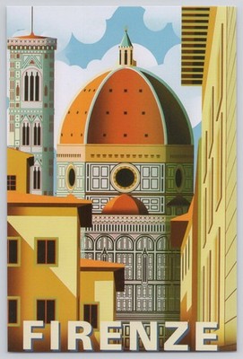 FIRENZE Florence Italy Duomo Giotto's Bell Tower New 2025 Image Card 4x6