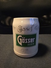 Gösser Bierkrug 0.5 Schriftzug "Josef"