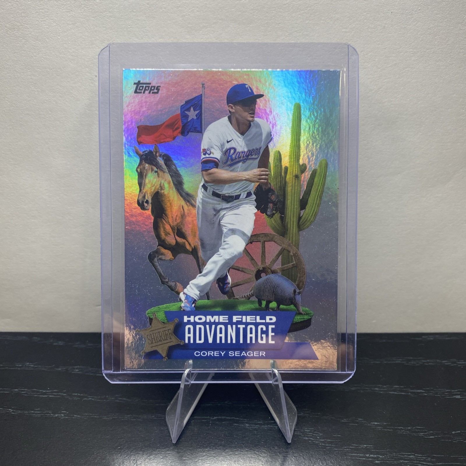 Corey Seager 2022 Topps Update Home Field Advantage SSP #HA-29 Texas Rangers