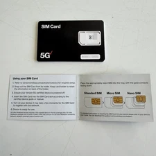 Verizon 5G SIM Card (Open) Nano sim