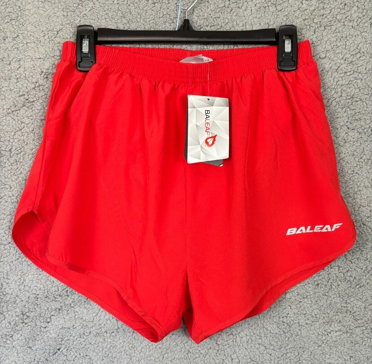 BALEAF Women's  Workout - Gym -Running Shorts  -Lined  Red Size Small  NWT's.