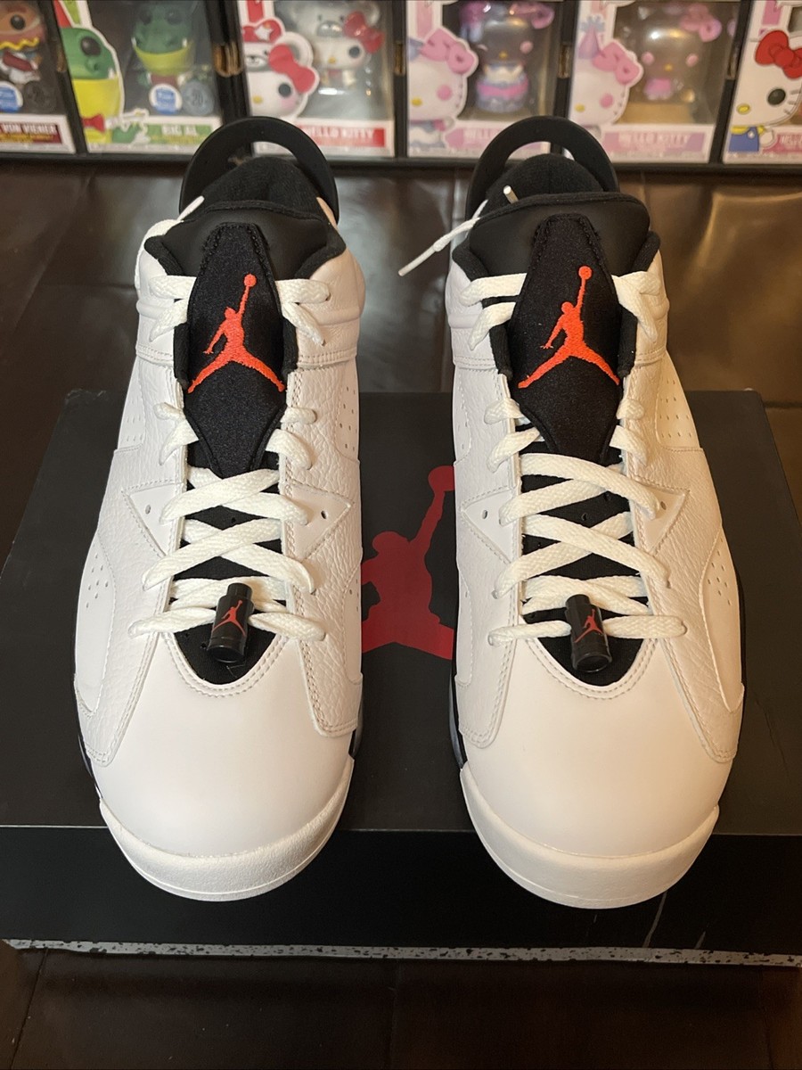 jordan 6 infrared white low