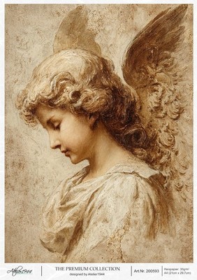 Reispapier-THE PREMIUM COLLECTION-Decoupage-Vintage Angel-Engel-200593