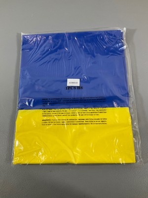 Backyard Discovery Durable Tarp, 2.5ftx8.125ft, Blue/Yellow, Plastic - Ideal for