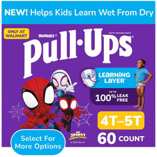 Pull-Ups Boys Potty Training Pants Size 4T-5T 38-50 lbs 60 Count Pack New