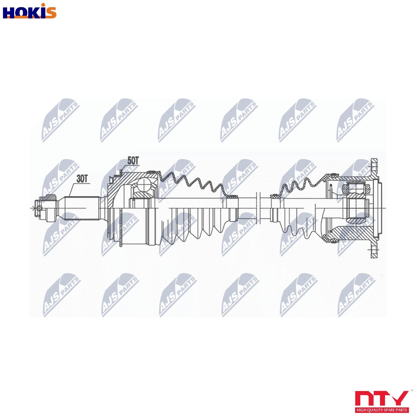 N.T.Y. NPW-MS-081.NTY Drive Shaft for MITSUBISHI - Image 6